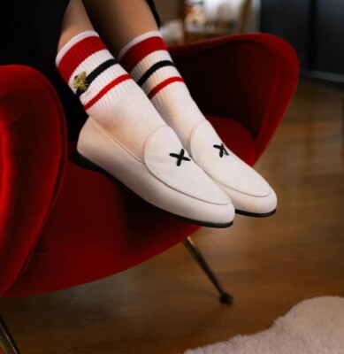 Del Toro Sky Leather Milano Loafers White Size 37