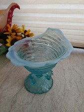 Antique 3 Footed Jack On The Pulpit Dugan Glass Vase Candy Dish Collectible