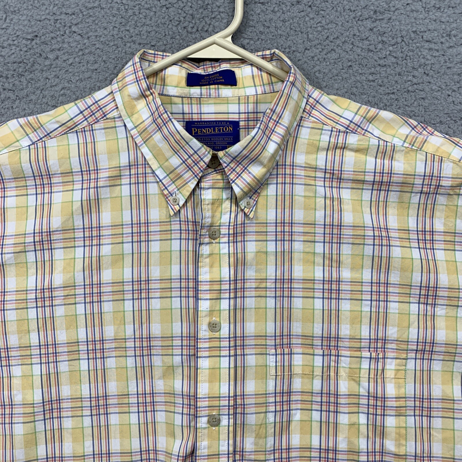 Pendleton Button Shirt Men's Extra Large Multicol… - image 2