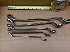 Craftsman Usa 5-piece Sae Deep Offset Full Polish Double Box End Wrench Set
