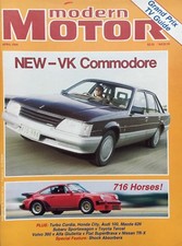 Modern Motor Mag April 1984 Holden VK Commodore Calais Berlina