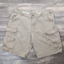 Carhartt Mens Size 40 W Khaki Cargo Shorts Relaxed Fit Pockets Hiking Outdoor