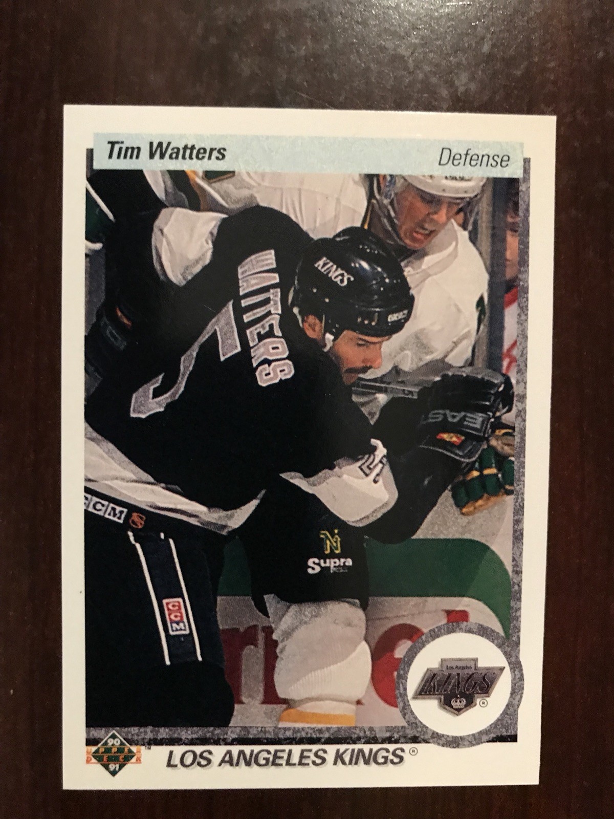 1990-91 Upper Deck #117 - Tim Watters - Los Angeles Kings