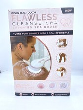 Flawless Cleanse Spa Spinning Spa Brush By Finishing Touch With Three Heads NEW