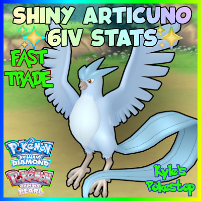 Shiny ARTICUNO 6IV / Pokemon Brilliant Diamond and Shining 