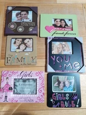 Picture Frames Friends/girls/family 4 x 6 Photo New Lot Of 6
