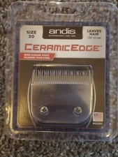 Andis CeramicEdge Size 30 Blade 64260 Leaves Hair 0.5mm 1/50th"