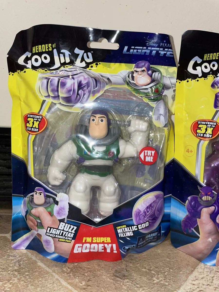 Heroes of Goo Jit Zu Disney Pixar Lightyear Lightyear Hero Pack - Alpha  Buzz, Squishy, Stretchy, Gooey Hero