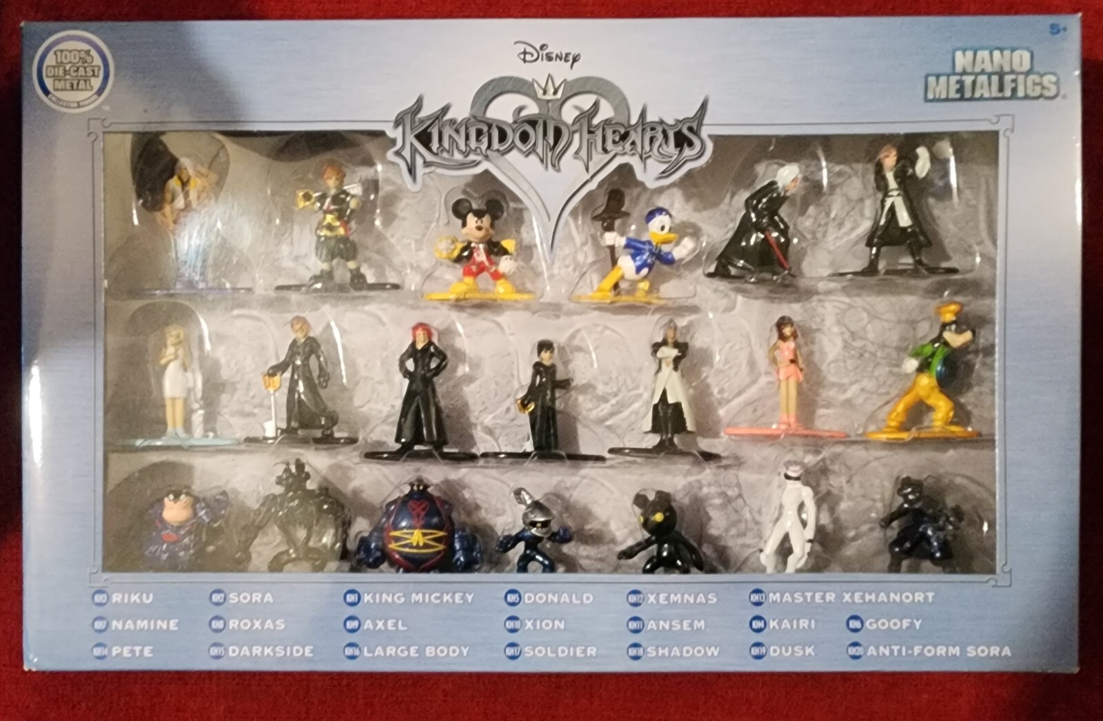 Jada Die-cast Disney Kingdom Hearts Nano Metalfigs Collector Figures Pack