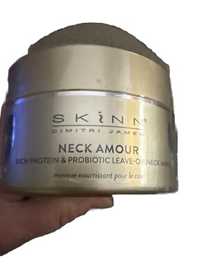 SKINN  Neck Amour Rich Protein and Probiotic Leave-on Neck Mask New Sealed 4oz 