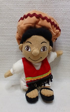 Disney Store Its a Small World Mexican Boy Bean Bag 10" Stuffed Plush Doll