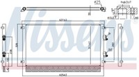 Nissens Kondensator Klimaanlage KlimaküHler FüR Nissan Leaf ZE1 Electric ZE1_