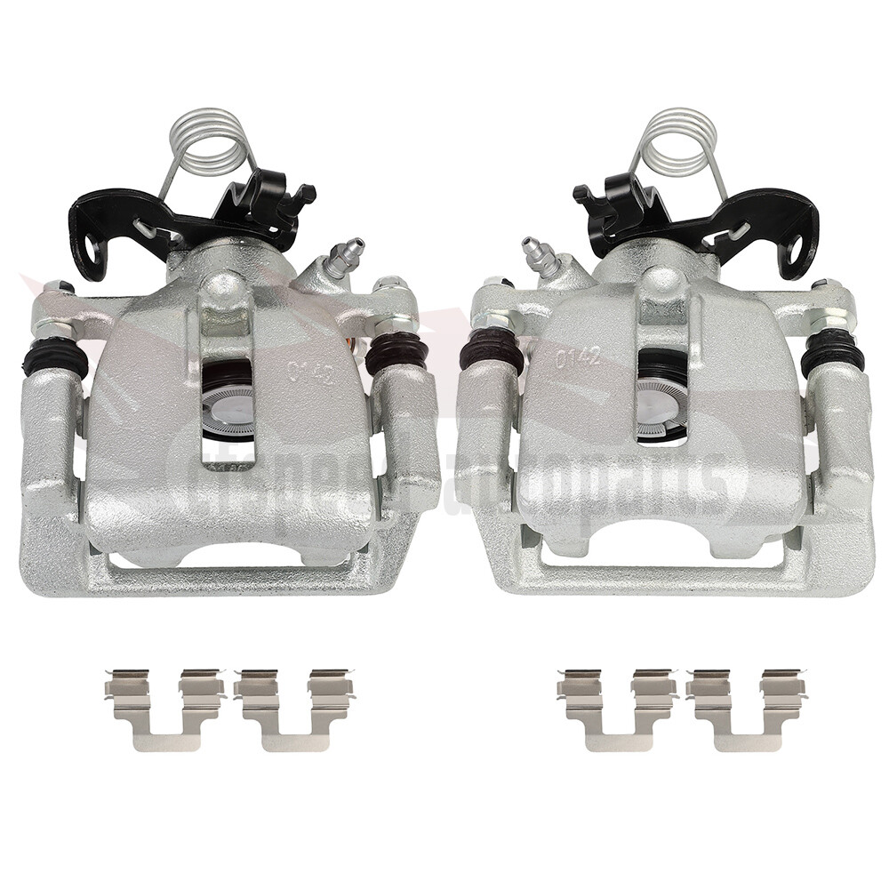 2005-2009 Audi A4 Quattro Rear Brake Calipers with Bracket Pair