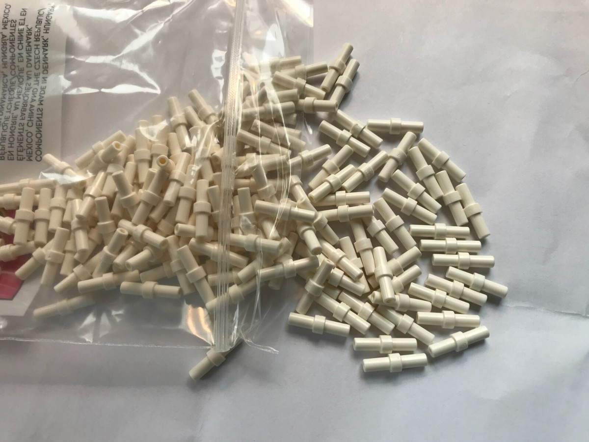 LEGO-NEW-#78258-WHITE-BAR 2L WITH STOP RING-10 PIECES | eBay