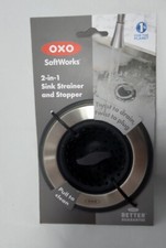 OXO SoftWorks 2-in-1 Sink Strainer and Stoppe...
