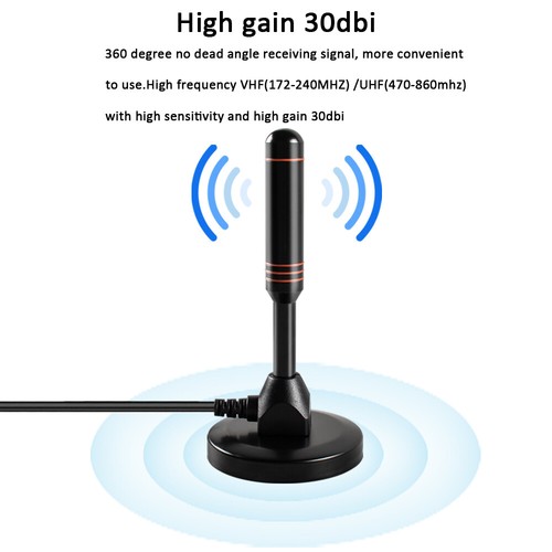 Digitale HDTV-Antenne TV Digital HD Booster Antenne Digital Innenbereich HDTV 1080P - Bild 2 von 6