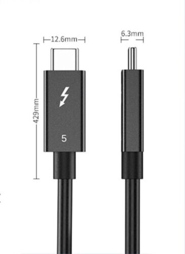USB4 Type C Thunderbolt 5 PD Fast Charging Data Cable PD240W | Male to Male - Picture 11 of 11