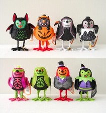 2024 Target Halloween Birds Complete Set 8 Hyde Eek Featherly Friends FREE SHIP