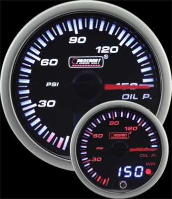 Prosport 52mm JDM Oil Pressure Gauge