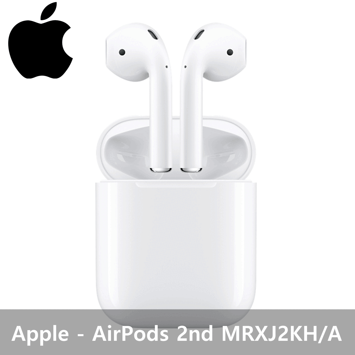 Apple AirPods 2nd Ge In-Ear Wireless Charging Bluetooth Genuine w Case MRXJ2KH/A Apple AirPods 2nd Ge In-Ear Wireless Charging Bluetooth Genuine w Case MRXJ2KH/A
