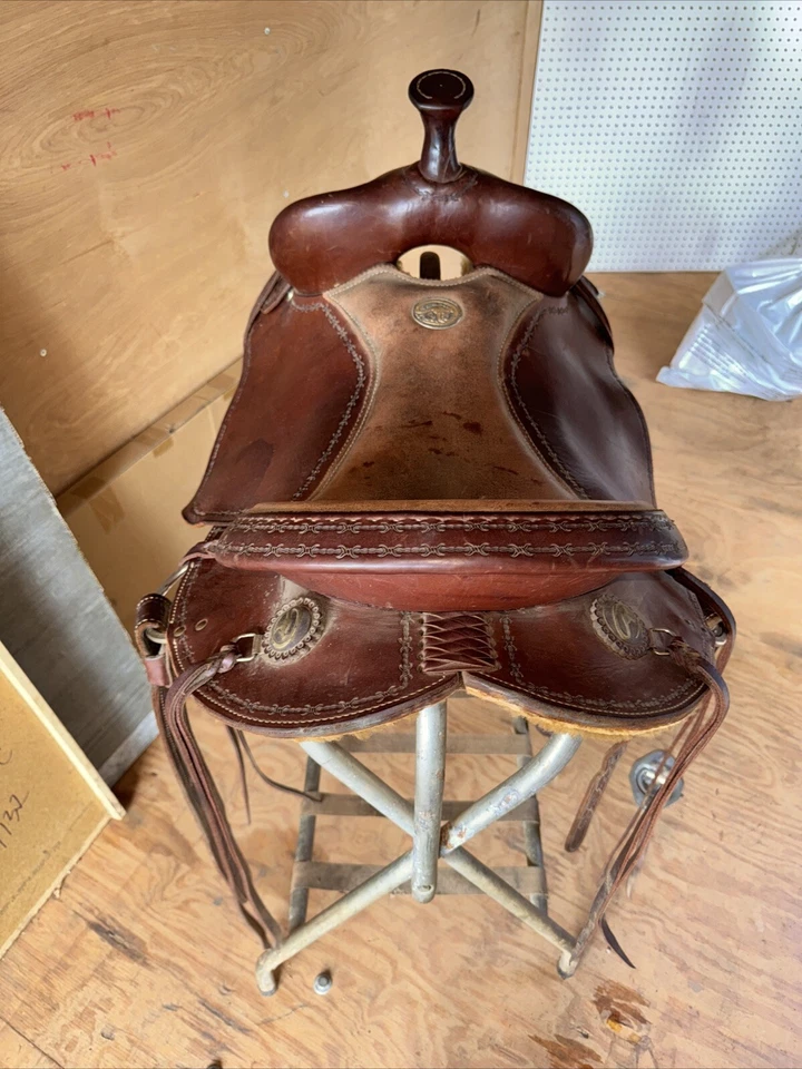 16” Downunder Horsemanship Martin Clinton Anderson Western SignedTrail Sadddle - Image 3 of 4