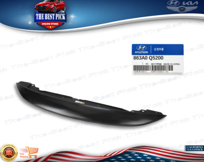 Front Bumper Upper Grille Molding Cover 863A0Q5200 ⭐OEM⭐ Kia Seltos ...