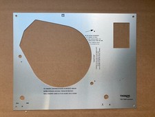 RARE VINTAGE NEW OLD STOCK THORENS TD 166 SPEZIAL FACE PLATE MINOR DAMAGE