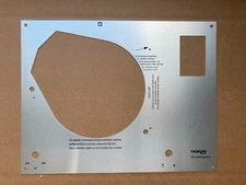 RARE VINTAGE NEW OLD STOCK THORENS TD 166 SPEZIAL FACE PLATE MINOR DAMAGE