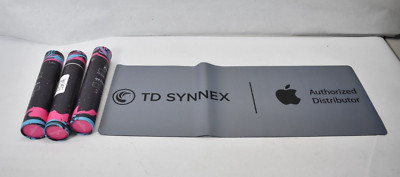 Lot of 3 Optimal Desk Layout Pads Desk Mat 31'' x 12'' Branded Gray XL Size