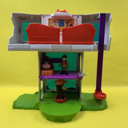 FISHER PRICE IMAGINEXT DC GO TEEN TITANS GO! T TOWER HOUSE PLAYSET FIGURES LOT - Picture 20 of 24