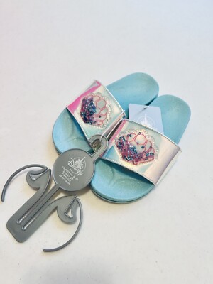 Disney Store Ariel Slides Sandal The Little Mermaid Size 11/12 Issue