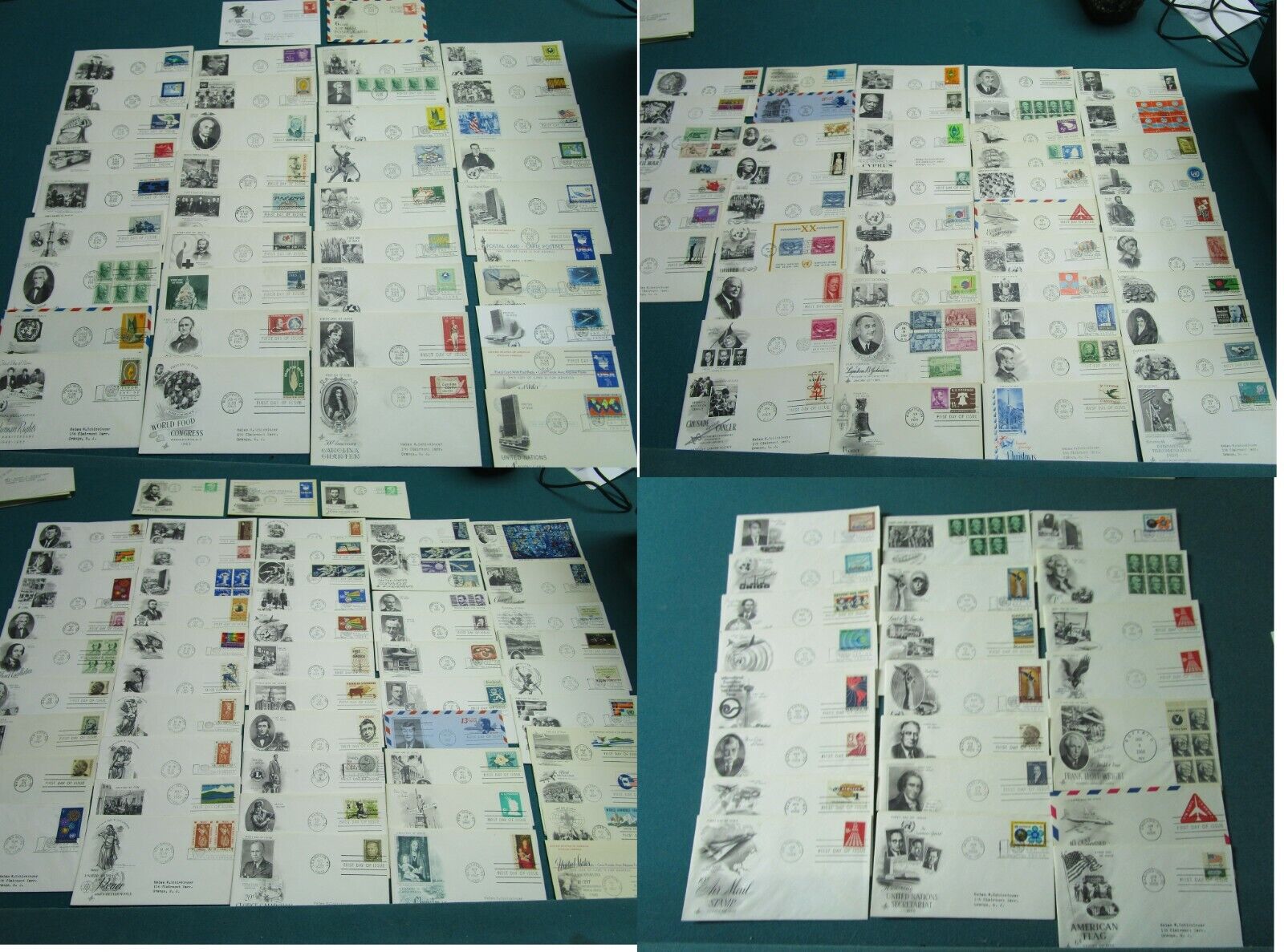 STAMPS 1962 -1988 FIRST DAY OF ISSUE stamps and envelopes 451 STAMPS LOT  ARTCRAF | eBay