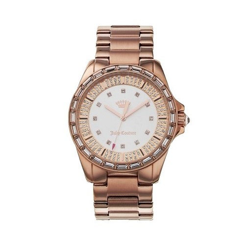 ジューシークチュール♡時計 Juicy Couture Malibu Womens Watch 40MM Japanese Quartz Rose Gold