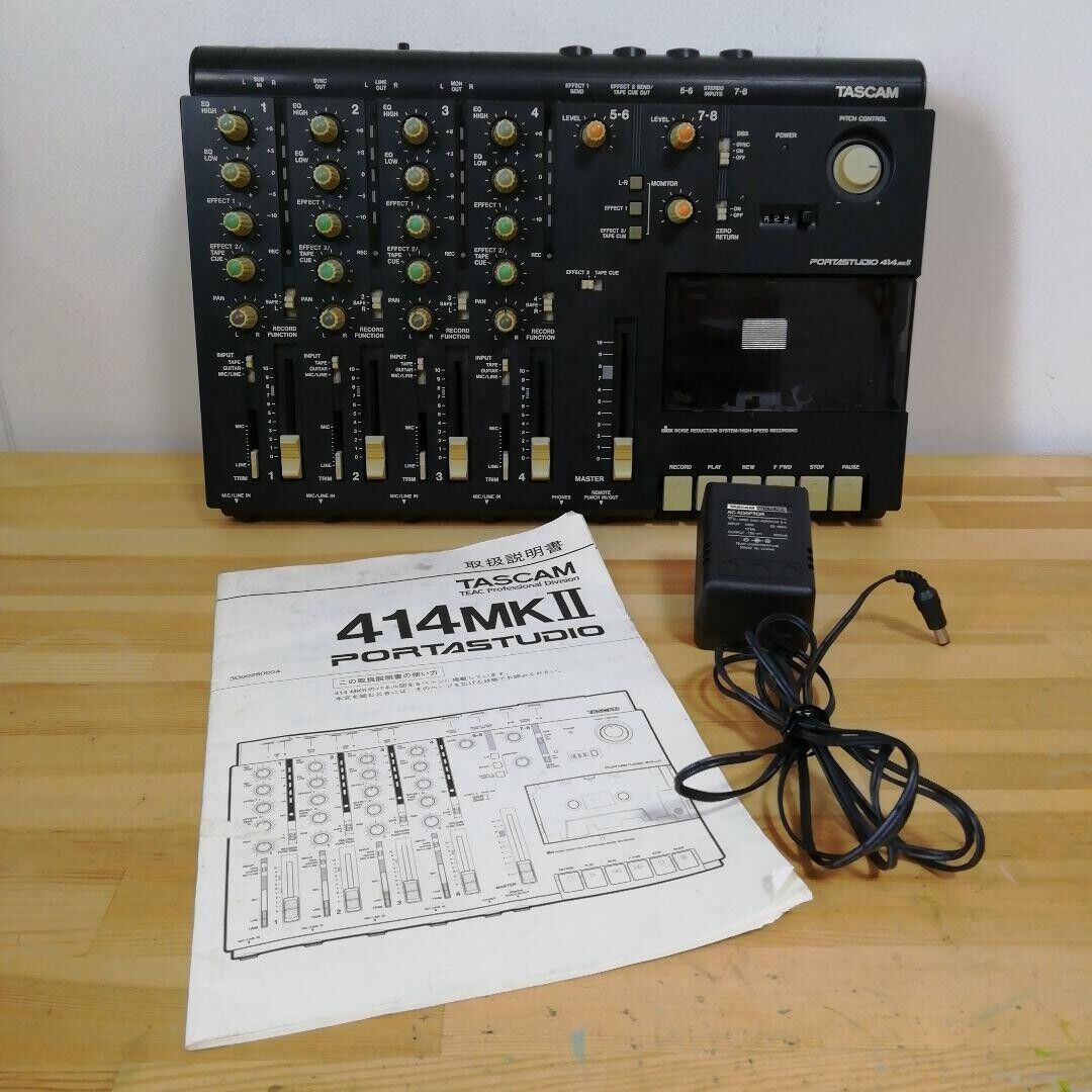 TASCAM Portastudio 414MKII 4-track Cassette Recorder for TASCAM Portastudio 414MKII 4-track Cassette Recorder for