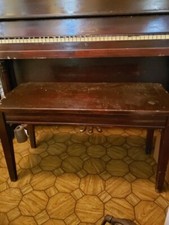 Antique Upright Piano (Blasius & Sons) for Sale