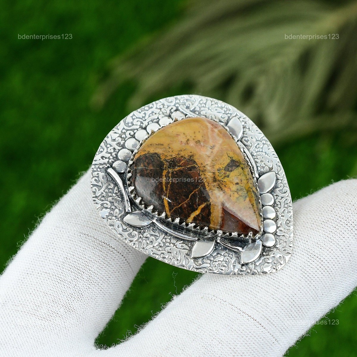 Gift For Women Jewelry Pendant 925 Sterling Silver Natural Bauxite Gemstone