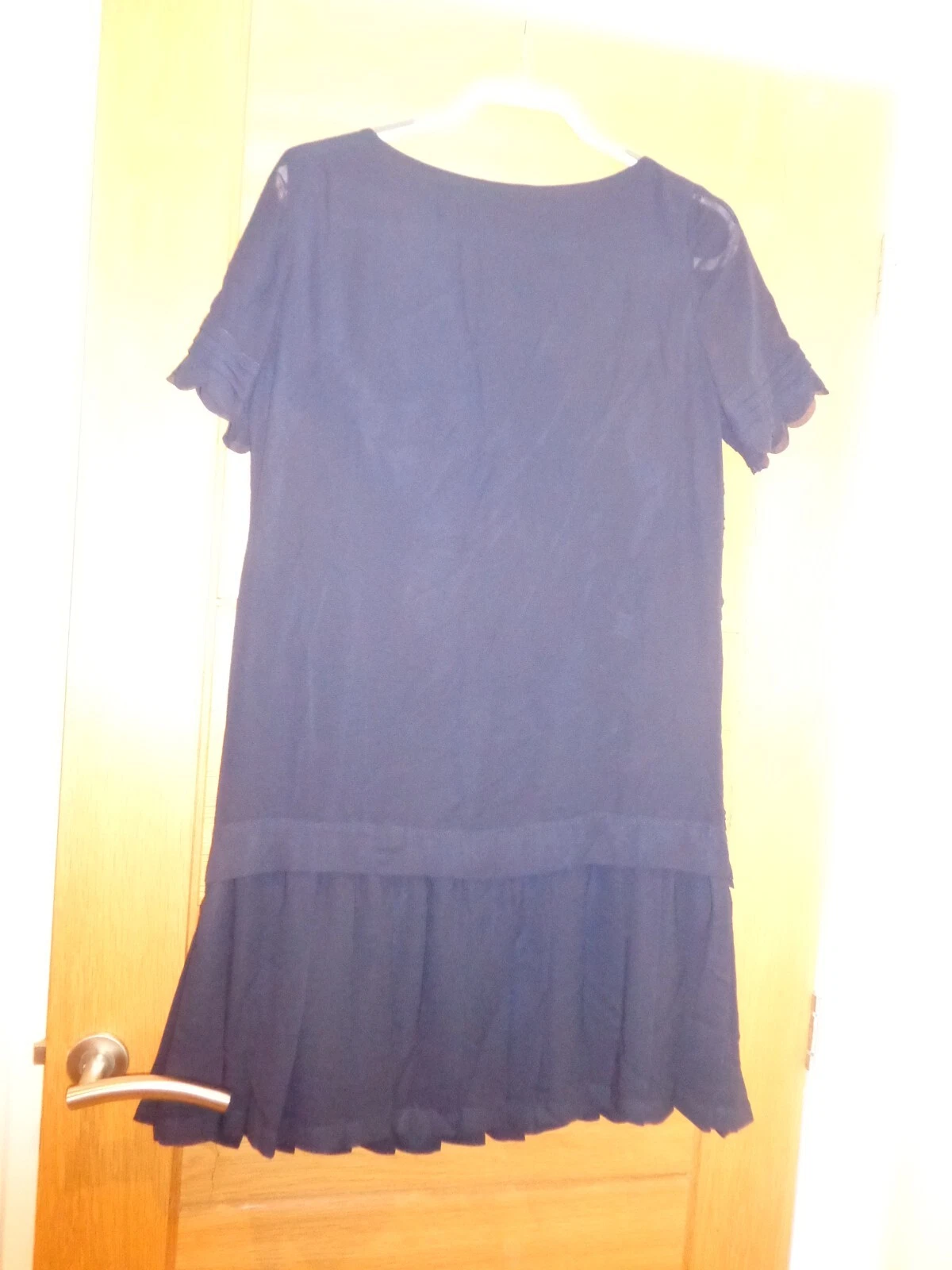 Abito al ginocchio Love Moschino marino maniche corte UK 12 US 8