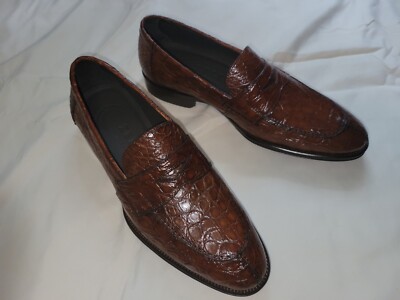 Zelli 190 Roma Style: 11-201 CGM Roma Crocodile Penny Loafer  display picture 1