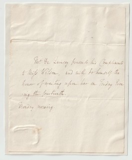 Thomas De Quincey Handwritten Letter English Author