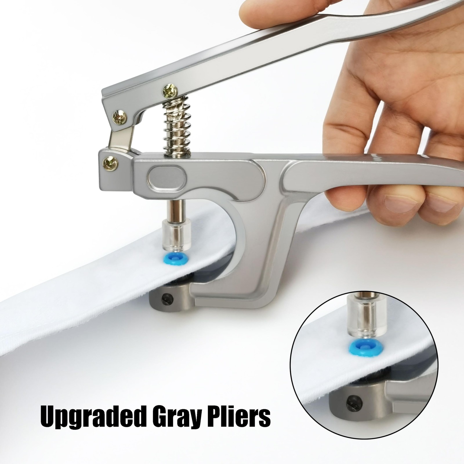 Plastic Snaps with Snap Pliers, 460 Sets 24-Colors Snap Buttons for Sewing, S...