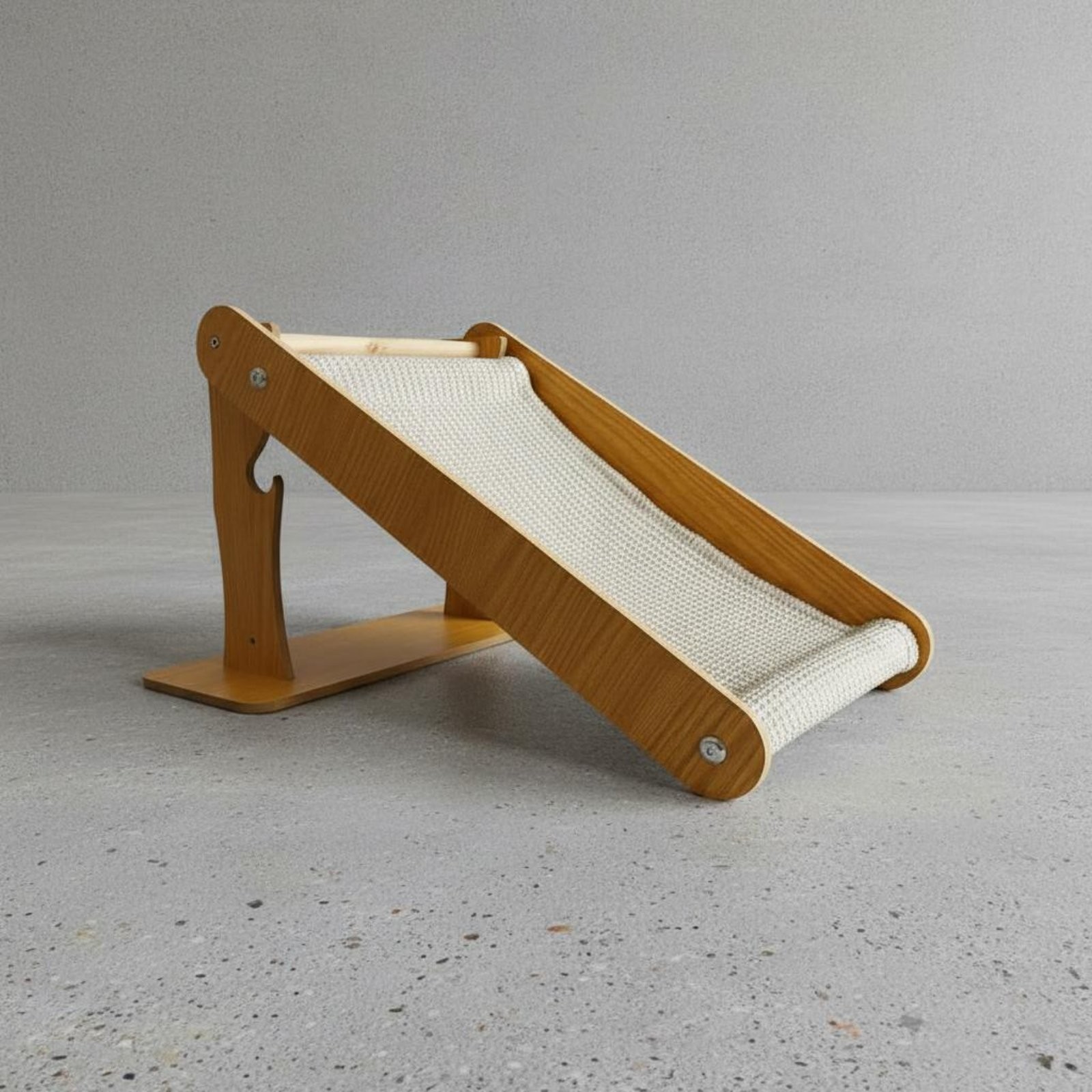 Wooden Cat Scratcher Ramp Scratching Post