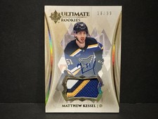 2023 Upper Deck Ultimate Collection Rookies /99 Matthew Kessel Patch Auto NHL!