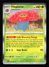 Carta Pokemon Vileplume 045/165 Holofoil Scarlatto e Viola 151 -B12
