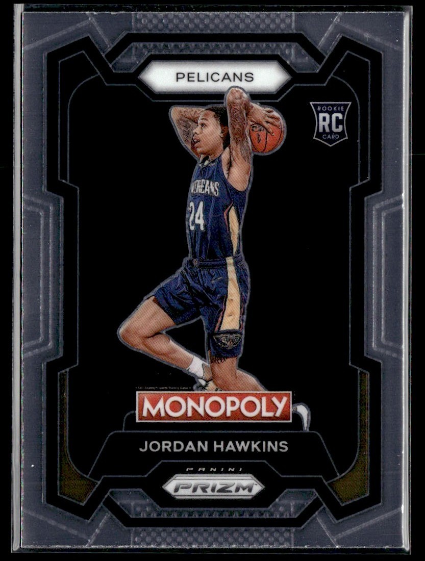 2023-24 Panini Prizm Monopoly Base Jordan Hawkins RC New Orleans Pelicans #56