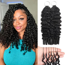 Feather Crochet Human Hair for Black Women Burmese Curly Crochet Human Hair Mira