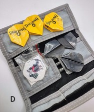 Vintage Spalding Dart Set With Case Darts Pouch Wallet