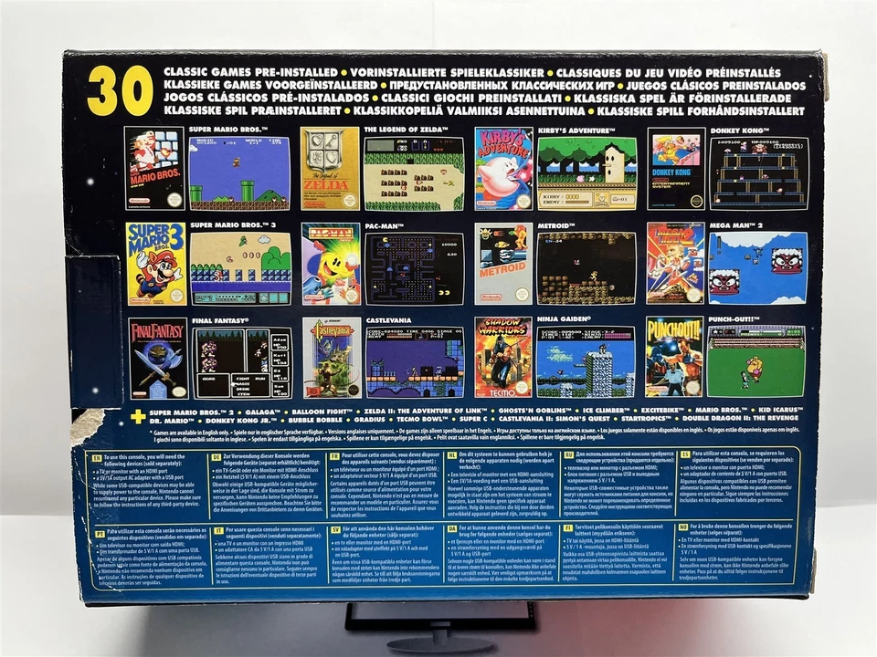 任天堂 NES 迷你经典版游戏机带 30 个内置游戏 PAL 区域全新带盒 — 第 3/4 张图片