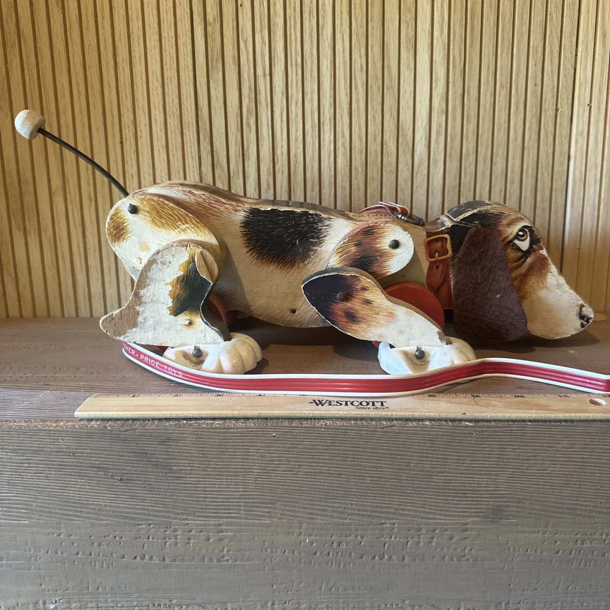 Snoopy Dog Toy Indiana Fisher-Price Pull Toys (Pre-1963) for sale
