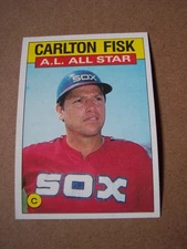 1986 Topps baseball Carlton Fisk AS card #719 NM or better