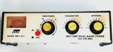 MFJ-921 ANTENNA TUNER SWR WATT METER VHF Dual Band Ham Radio Wattmeter MFJ